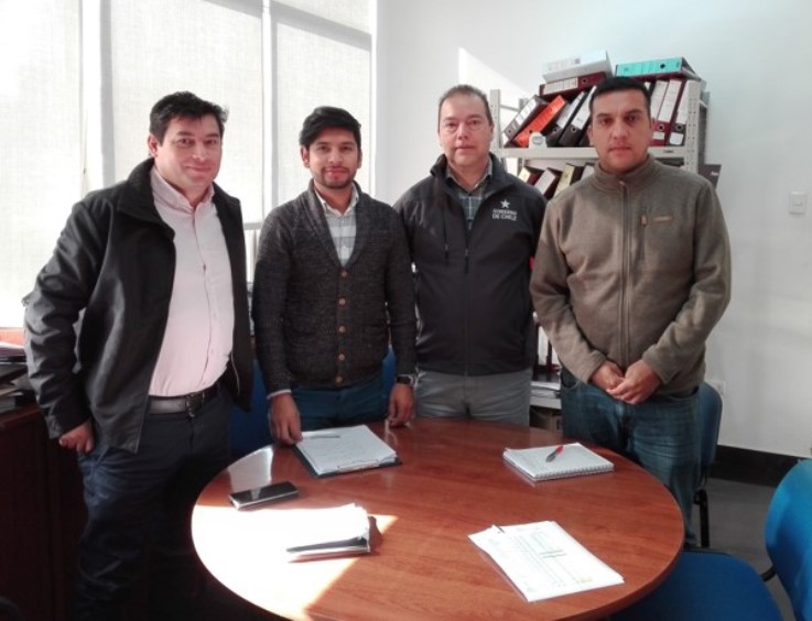 Director regional de SENADIS Tarapacá con directores de Obras Municipales de la municipalidad de Iquique y Alto Hospicio