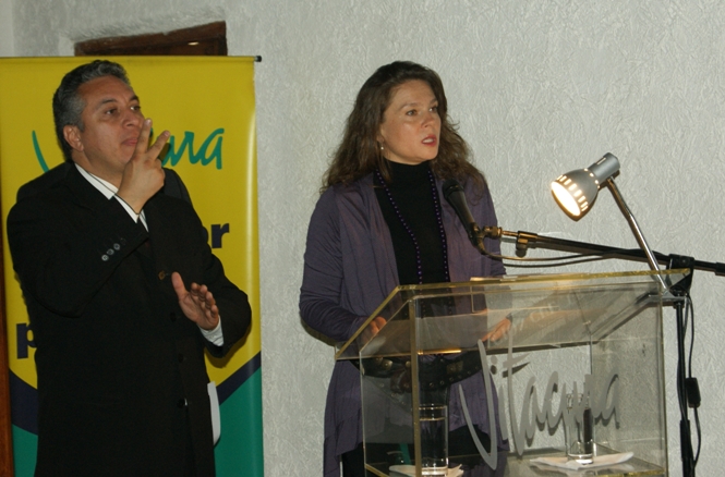 Directora Nacional del Senadis, participó en presentación del Informe Mundial.