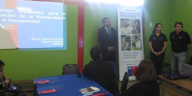 Senadis Antofagasta realiza Diálogo Ciudadano para el diseño de la nueva Subsecretaría de la Discapacidad
