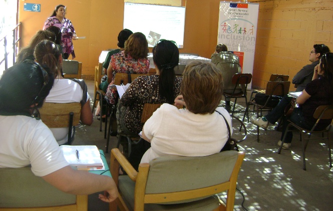 La profesional Gloria Migueles realiza capacitación de fondos concursables 2012