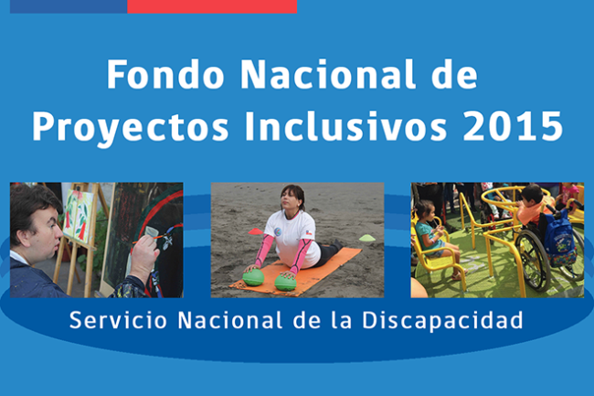 Afiche Fondo Nacional de Proyectos Inclusivos 2015