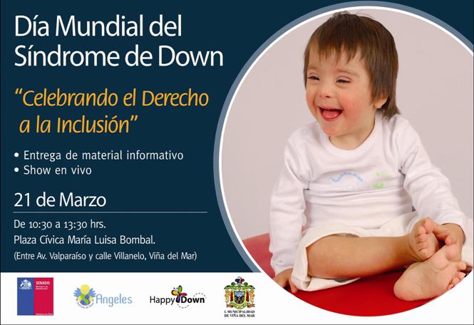 Afiche de la conmemoración del Día Mundial del Síndrome de Down