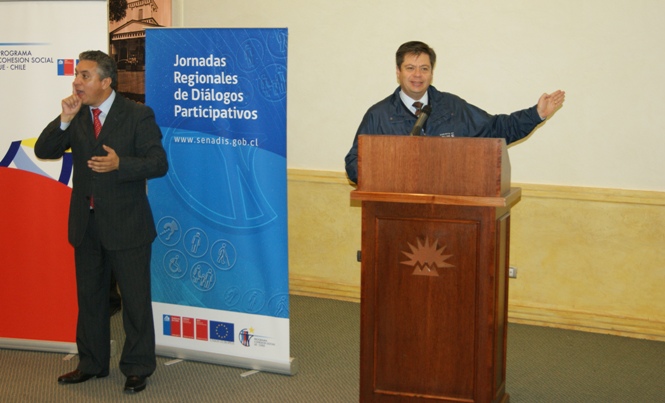 Director Nacional expone en el lanzamiento de la Jornada Regional.