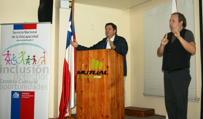 Director Nacional del SENADIS, Óscar Mellado, abre la Jornada Regional del Plandisc en Iquique