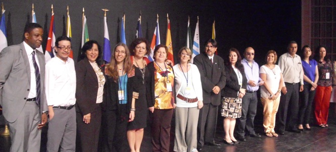 Representantes de las redes que conforman la Red Latinoamérica de Educación Superior Inclusiva