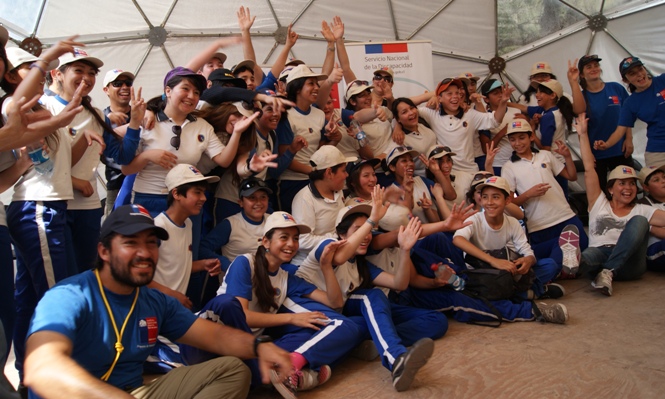 Participantes de la actividad Senderismo Inclusivo en Cajón del Maipo