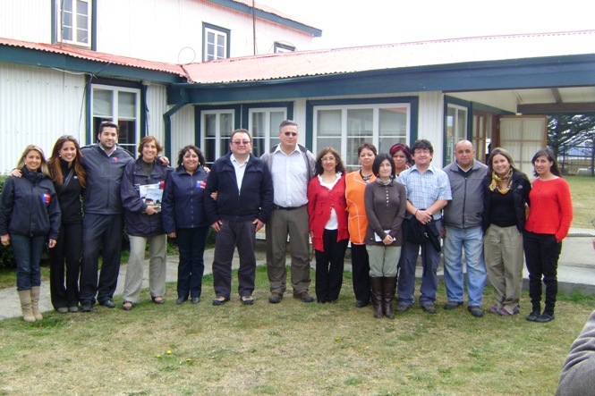 Delegación de Desarrollo Social que visitó Río Verde.