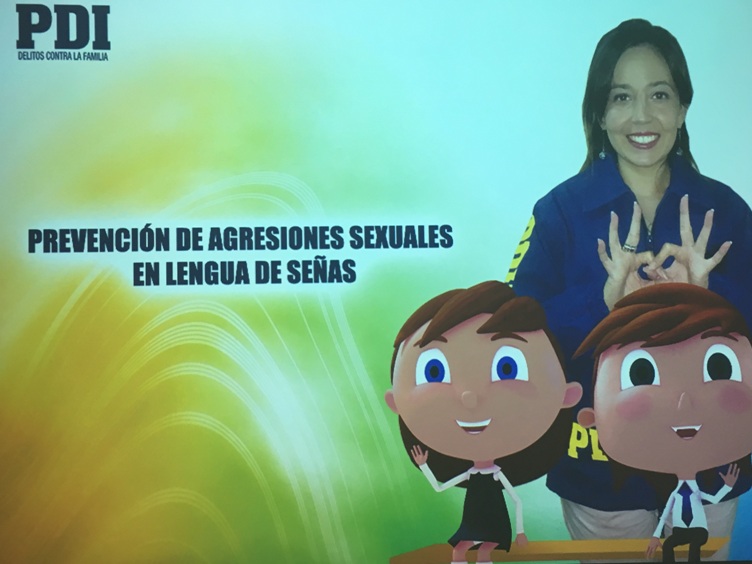 PDI lanza videos animados y en lengua de señas del programa educativo sobre delitos sexuales