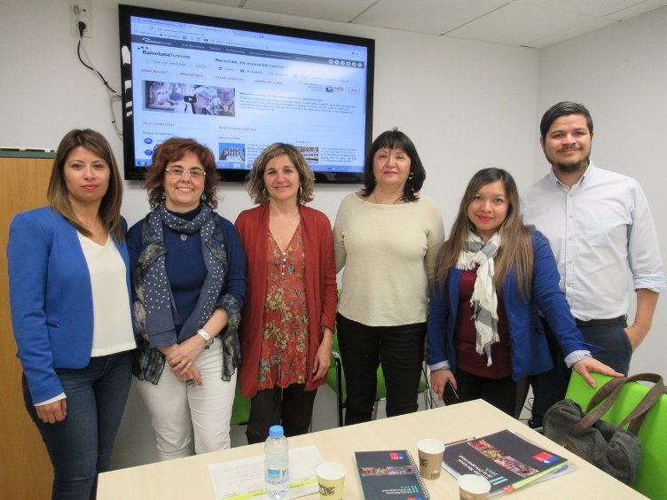 Equipo de la Dirección Regional de SENADIS Arica y Parinacota realiza pasantía en Ayuntamiento de Barcelona
