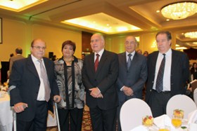 Secretario Ejecutivo de Fonadis junto a los representantes de la ACHS