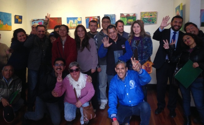 Senadis Antofagasta participa en cierre de FONAPI Arteterapia