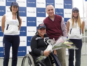 María Antonieta Ortiz, ganadora del NEC WHEELCHAIR TENNIS TOUR 2010 Copa Banco de Chile