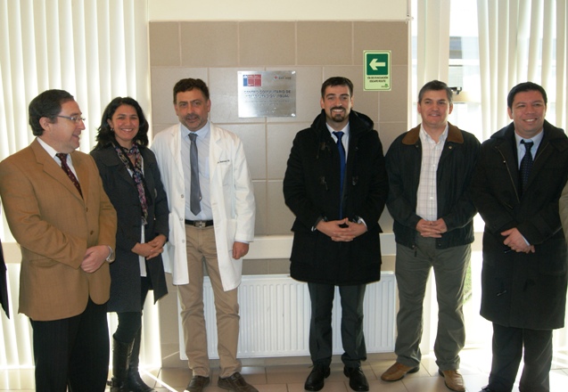 Director Nacional junto a autoridades regionales en inauguración del  Centro Comunitario de Rehabilitación Visual Osorno