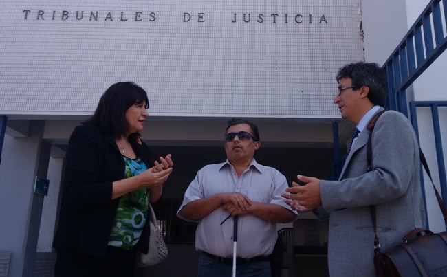 Directora Regional de Senadis Arica acompaña a presentación de caso ante Tribunales