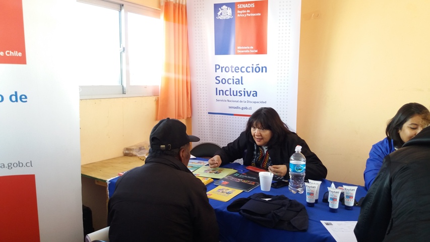 Dirección Regional de Arica participa en actividad Gobierno Presente en localidad de Chujlluta