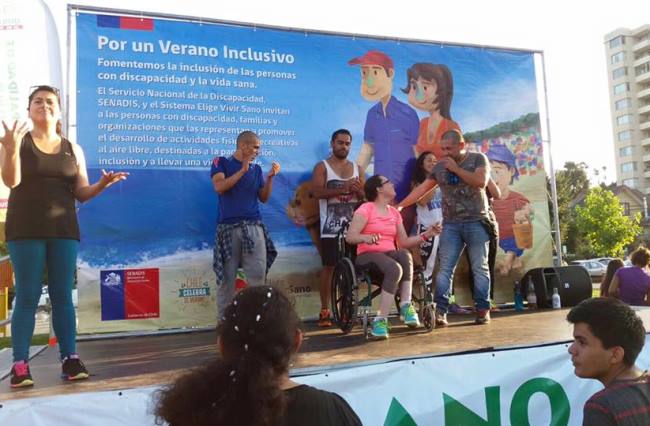 Senadis Valparaíso y Elige Vivir Sano lanzan campaña “Por un Verano Inclusivo”
