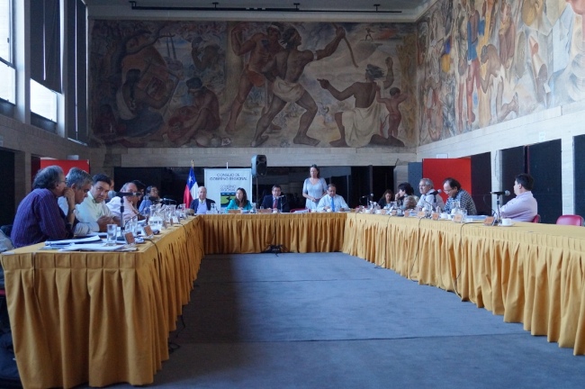 Reunión de Consejeros Regionales del Biobío. 
