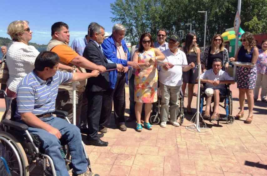 En Quillón se inauguró la segunda playa inclusiva de la Región del Biobío