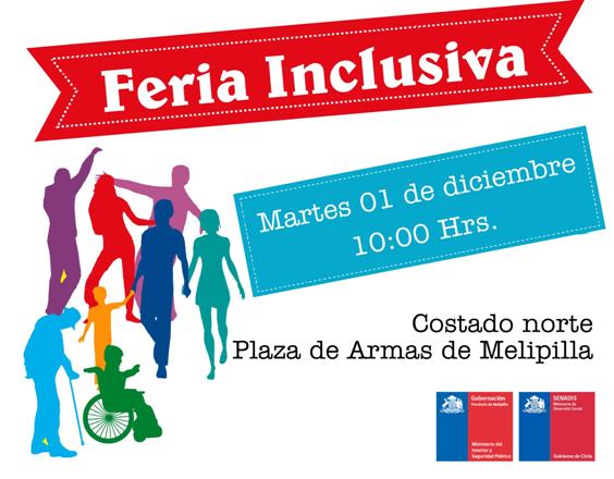 En Melipilla se realiza Feria Inclusiva para Personas en Situación de Discapacidad