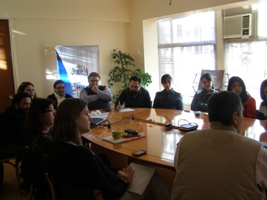 El grupo de funcionarios y funcionaris del Senadis en la Charla Motivacional del Proyecto Calle.