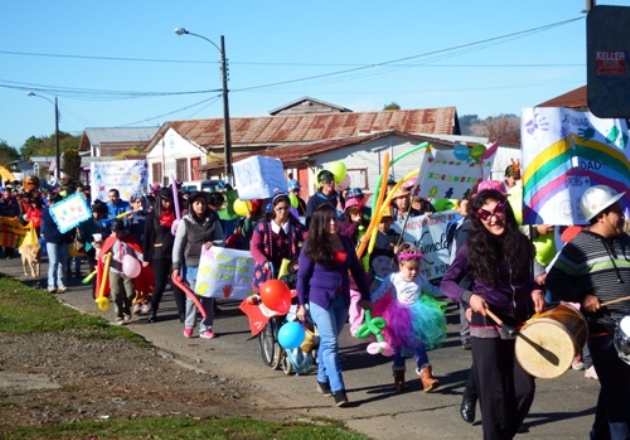 Primer Carnaval por la Inclusión en comuna de Carahue