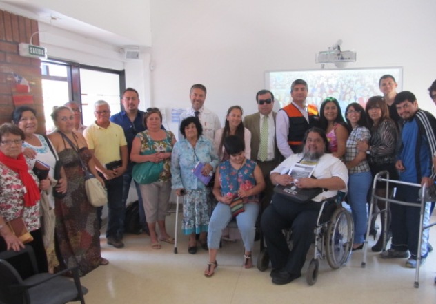 Senadis y Onemi Tarapacá realizó charlas de protección civil para las personas en situación de discapacidad