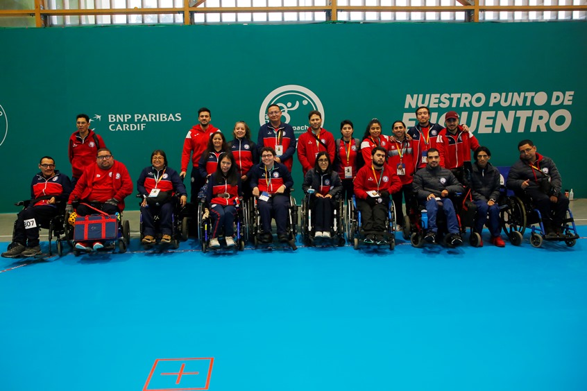 Team Chile en Santiago World Boccia Challenger 2023 / Créditos fotográficos: Marcelo Hernández / Photosport