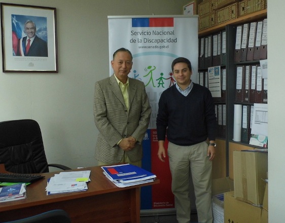Director Regional del Senadis y Director Ejecutivo del Centro Ingenia-T Arica-Chile
