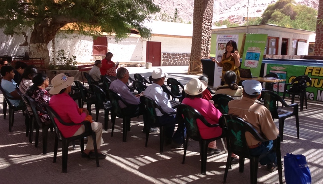 Directora Regional de Senadis Arica realiza difusión de la Ley 20.422 en Valle de Codpa