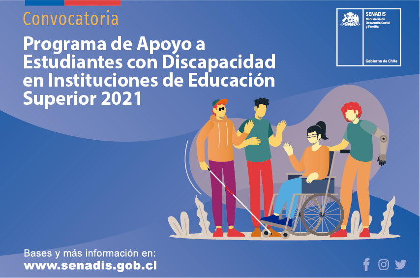 Convocatoria Programa de Apoyo a Estudiantes con Discapacidad en Instituciones de Educación Superior 2021
