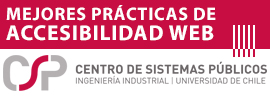 Buenas Prácticas de Accesibilidad - Universidad de Chile 