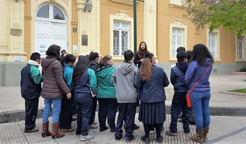 Alumnos del colegio especial San Miguel Arcángel, conocieron parte de la historia de la Batalla de Rancagua.