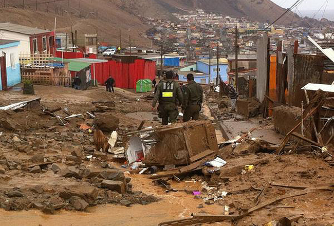 Tocopilla - Fuente: Twitter Carabineros de Chile. 