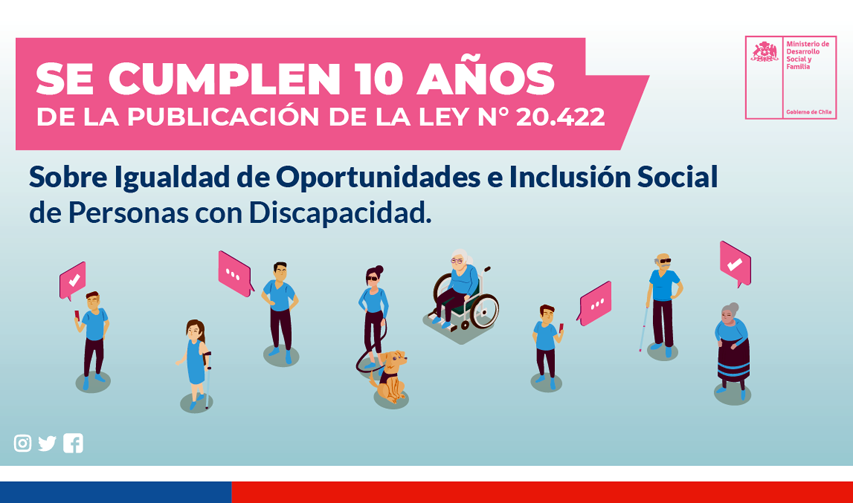 10º Aniversario de la Ley sobre Igualdad de Oportunidades e Inclusión Social de las Personas con Discapacidad 