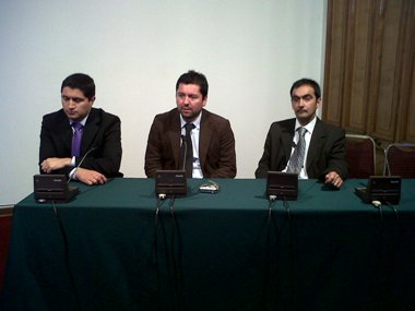 Expositores del Encuentro Regional de la Discapacidad realizado en Valparaíso.