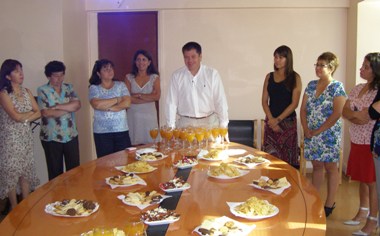 Subdirector Nacional del Senadis entregando un saludo por el Día Internacional de la Mujer