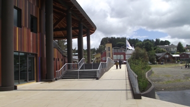 Via accesible de Teatro del Lago, Frutillar.