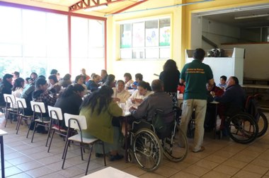 Asistente al Primer Encuentro de la Discapacidad realizado en Lago Ranco.