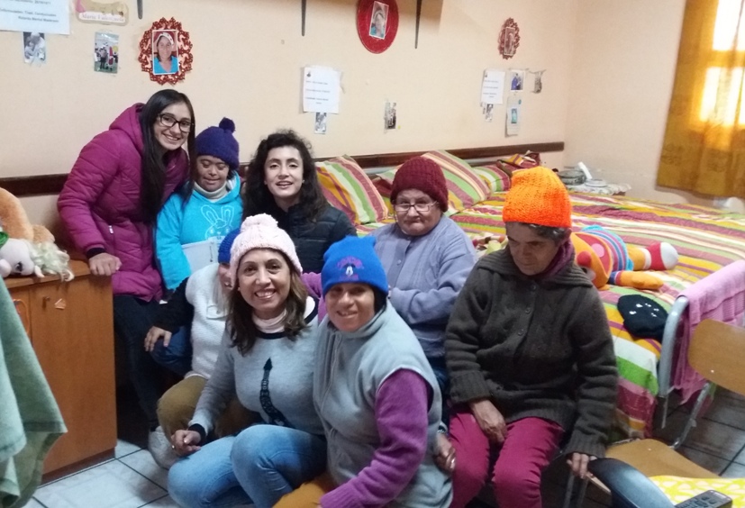 Directora Regional en su visita al Hogar Don Orione.