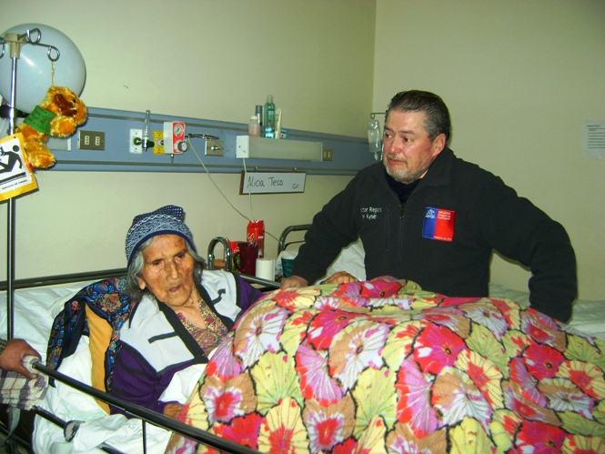 Julio Bascur junto a María del Carmen Marín.