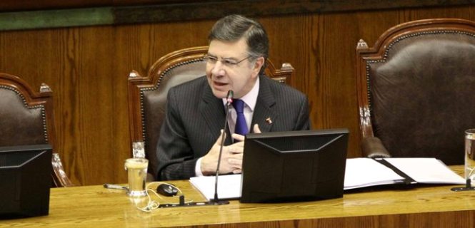 Ministro de Planificación, Joaquín Lavín en el Congreso.