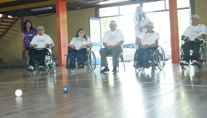 Jugadores de Bochas.