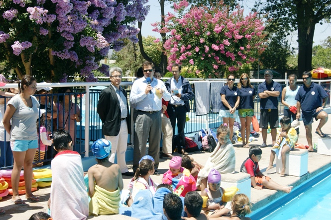 Oscar Mellado en el lanzamiento de la Campaña Verano Seguro en región de Ohiggins