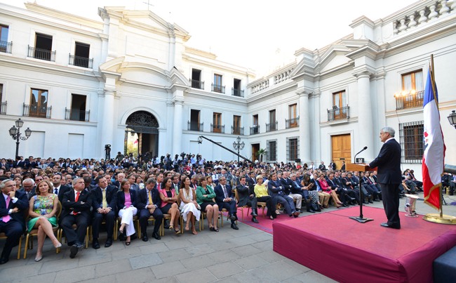 Presidente Piñera da su Cuenta Pública 2013. 