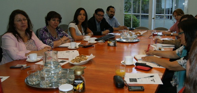 Integrantes de la mesa Infancia y Discapacidad en su primera reunión