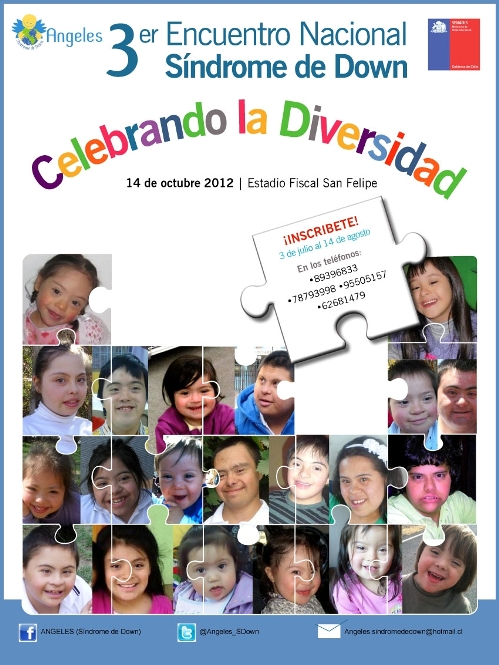 Afiche del Encuentro Nacional Síndrome de Down 