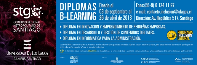 Aviso de diplomado de Universidad de Los Lagos