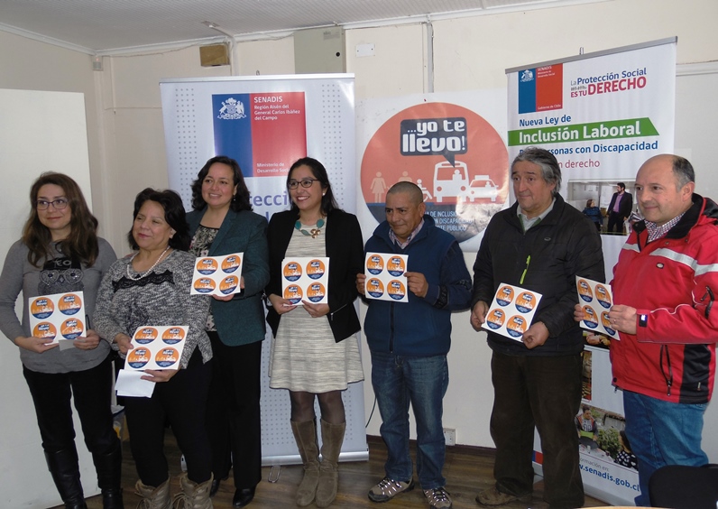 Consejo de la Sociedad Civil de SENADIS Aysén y Seremi de Transporte lanzan campaña “Yo Te Llevo” en Coyhaique