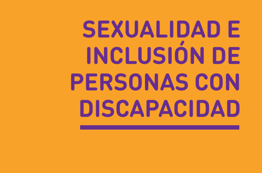 Portada del Manual sobre Sexualidad e Inclusión de Personas con Discapacidad