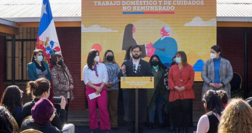 Presidente Gabriel Boric anunció inicio de proceso para avanzar en el reconocimiento a mujeres cuidadoras